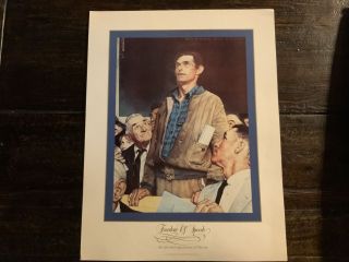 Rare Norman Rockwell “the Four Freedoms” 4 Special Lithograph Editions 22” X 17”