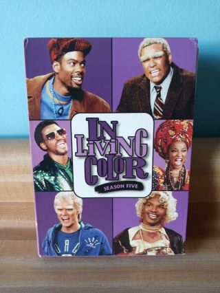 In Living Color Final Season 5 Dvd Pre - Owned Rare Complete Box Set Jim Carrey