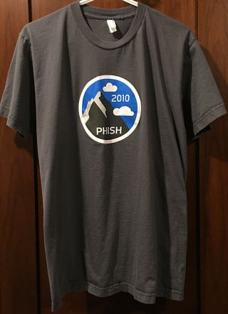 Phish T Shirt Official Authentic Telluride Colorado Summer Tour 2010 Very Rare