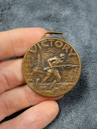 Rare Ww1 Boston Postal Workers War Service/ Victory Medal Bronze Massachusetts