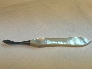 Vintage / Antique Manicure Tool - Mother of Pearl Handle - 4 