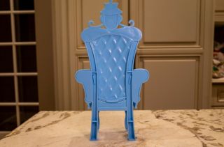 Mattel Barbie Doll Furniture Blue Throne Chair Swan Lake Castle Palace Prince 2