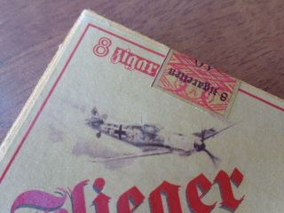 VTG RARE WWII WW2 GERMAN WEHRMACHT LUFTWAFFE FLIEGER CIGARETTE CASE BOX HOLDER 2