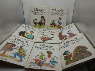 Rare Vintage Disney ' s Wonderful World of Knowledge 1 - 25 Complete Set 1973 - 1980 2