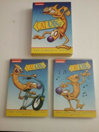 Catdog The Complete Series Cat Dog (dvd,  2014,  12 - Disc Set) Nickelodeon Oop Rare