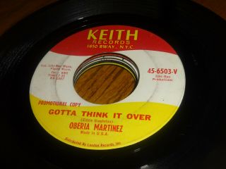Oberia Martinez Rare Gotta Think It Over - Is It So Hard To Believe Keith Promo
