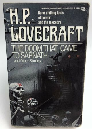 The Doom That Came To Sarnath H.  P.  Lovecraft Ballantine Horror