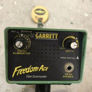 Rare Vintage Garrett Metal Detector Freedom Ace Plus Metal Detector