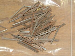 Vintage Square Cut Nails 1 3/4 Pounds Old Stock 2 - 1/4 " Long