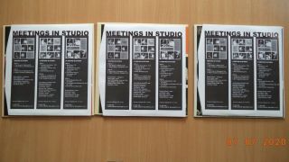 Sastanak u studiju - Meetings in studio 1,  2 and 3 RARE YUGOSLAVIAN JAZZ 3xLP 10 