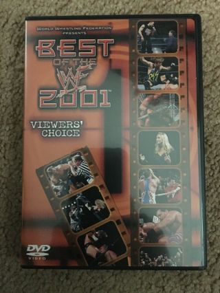 Best Of The Wwf 2001 Viewers Choice (dvd) Wwe Rare Owner