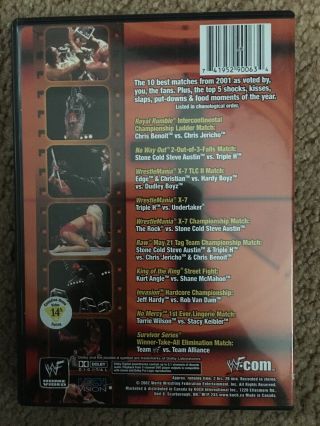 BEST OF THE WWF 2001 Viewers Choice (DVD) WWE RARE Owner 2
