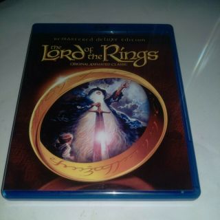The Lord Of The Rings (blu - Ray) Rare Oop Remastered Animated Dark Fantasy