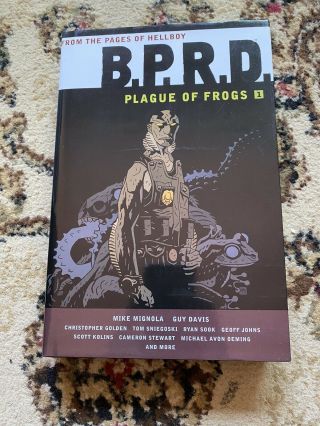 2011 Rare Bprd Plague Of Frogs Omnibus Volume 1 Hc Hardcover Dark Horse Hellboy