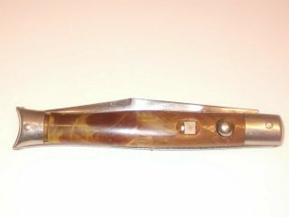 Rare Vintage Shur - Snap Colonial Usa Pocket Knife Button Push Ex.  Snap 20