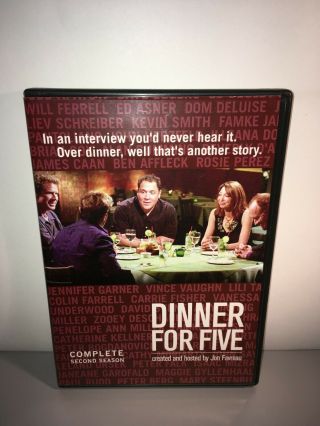 Dinner For Five The Complete Second Season 2 Dvd Extremely Rare - (4 Disc Set)