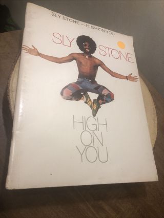 SLY STONE HIGH ON YOU MUSIC BOOK 1975 RARE BOOK CHAPELL MUSIC 2