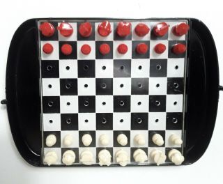 Peter Ganine 1959 Pacific Game Co Vintage Sculptured Rare Travel Chess Set
