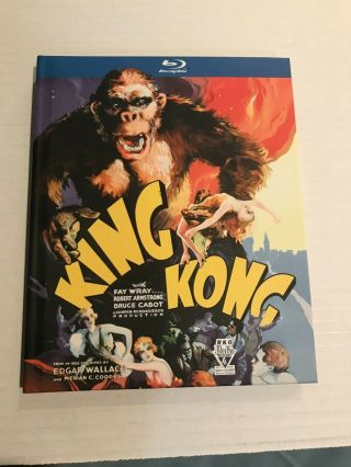 Rare King Kong 1933 Blu Ray Dvd Disc Like Kaiju Harryhausen Fay Wray