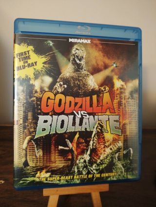 Godzilla Vs Biollante English Blu - Ray Authentic Toho Rare Oop Disc