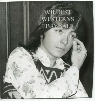 Vintage David Cassidy Candid Private Photo Partridge Family Rare