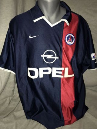 Paris St Germain Home Shirt 2001/02 X - Large Rare And Vintage