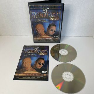 Wrestlemania X7 2 Dvd 2001 Rock Vs.  Stone Cold Steve Austin Foley Rare Wwf Wwe