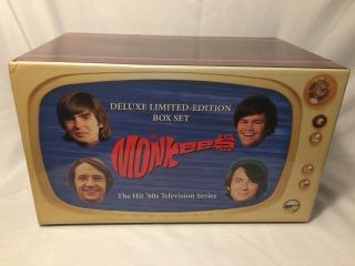 The Monkees Deluxe Limited - Edition Tv Box Set 21 Tape Vhs 1995 Rare Rhino