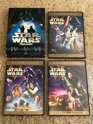 Star Wars Trilogy Dvd Limited Edition Box Set Theatrical Versions Rare