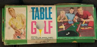 Vintage Rare 1961 Arnold Palmer Indoor Game Table Top Golf - Ohio Art W/box - 549