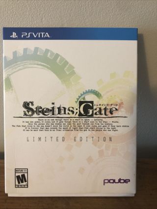 Steins Gate Ps Vita Limited Edition Us Version Very Rare