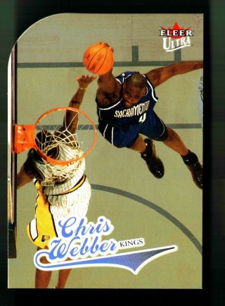 Chris Webber 2004 - 05 Fleer Ultra Platinum Medallion 95 Sp /100 Made Rare