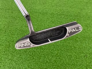 Rare Karsten Golf Ping Pal 2 " Black Oxide " Putter 35 " Right Handed Steel 85068