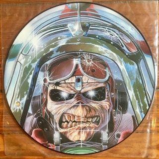 Iron Maiden: Aces High 12 " Vinyl Single Picture Disc Lp Rare Metal Uk 1984 Nm