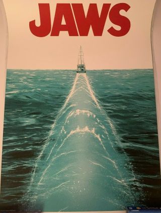 Jaws Screen Print By Doaly Poster Bng Not Mondo 24x36 Screenprint Rare Movie