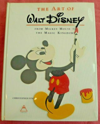 Vintage The Art Of Walt Disney 1973 Christopher Finch Rare Book Mickey Mouse