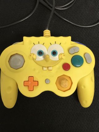 VERY RARE Spongebob Squarepants Nintendo GameCube Controller (PARTS/REPAIR ONLY) 2