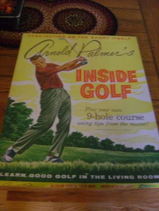 Vintage Rare 1961 Arnold Palmer Inside Golf Game David Bremson Complete