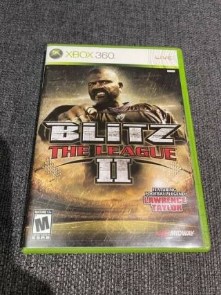 Blitz The League Ii (2) Microsoft Xbox 360 Complete Cib Rare
