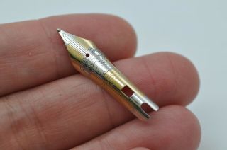 Lovely Rare Parker Duofold International Spare Fountain Pen Nib 18ct Gold Medium