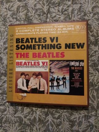 The Beatles Vi & Something Rare 4 - Track Reel Tape Ips 3 - 3/4 Made In England