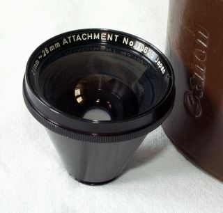 Canon 21 - 28mm Adapter For The Zoom Finder,  With Case - Rare