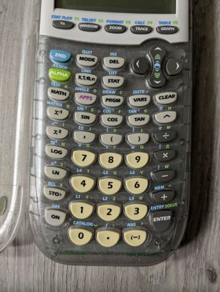 Texas Instruments TI - 84 Plus Graphing Calculator - Rare Translucent 3