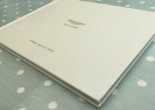 Aston Martin Model Range Brochure Book - Hardback And Rare 2014/2015