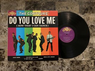 The Contours Do You Love Me Rare Doo Wop Script Gordy Label Vinyl Lp