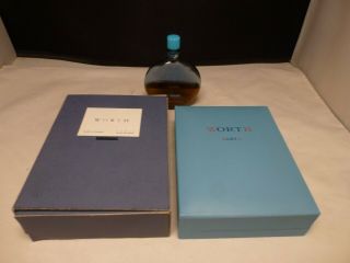 Vintage Rare Worth " Je Reviens " Parfum R Lalique Bottle 2 Fl Oz