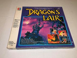 Rare Vintage 1983 Dragon’s Lair Boardgame Milton Bradley Complet