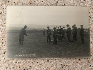 Rare 1910 Golf Postcard Golfers At Whitby Golf Links Postcard