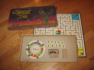 Vintage 1964 Ideal The Twilight Zone Tv Show Board Game 22451 - 8 Rare