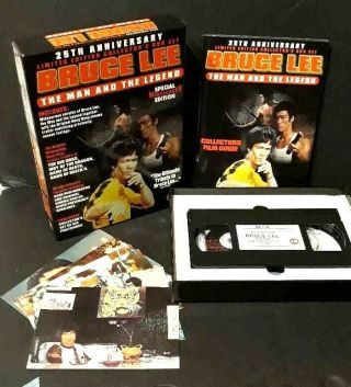 Rare Bruce Lee The Legend Vhs Box Set Complete